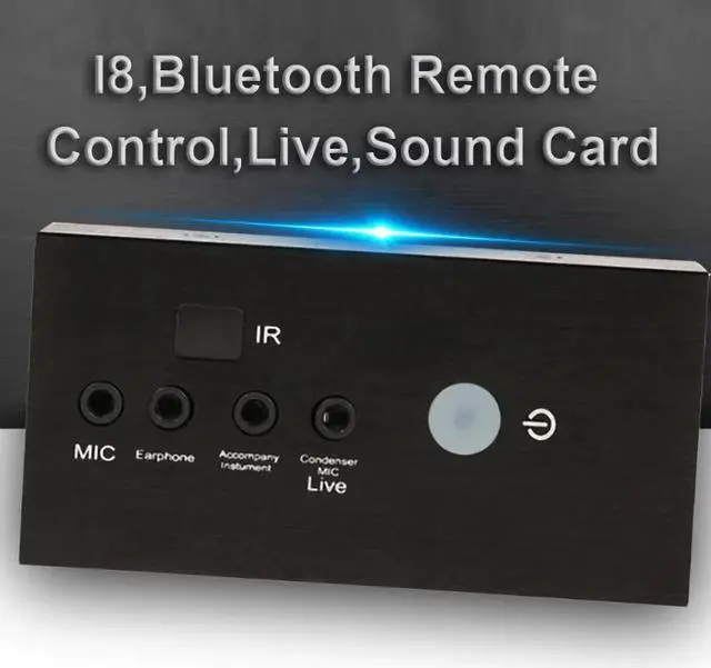 Alt view image 3 of 5 - External Bluetooth Remote Control Live Broadcast Sound Card for Mobile Phone Computer PC