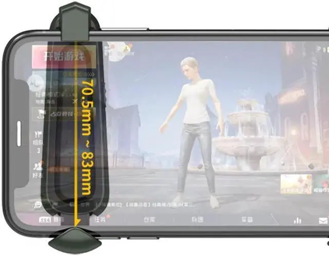 Alt view image 3 of 5 - for Pubg Mobile Game Trigger Bluetooth Wireless Joystick Mobile Gamepad Controller for Ios