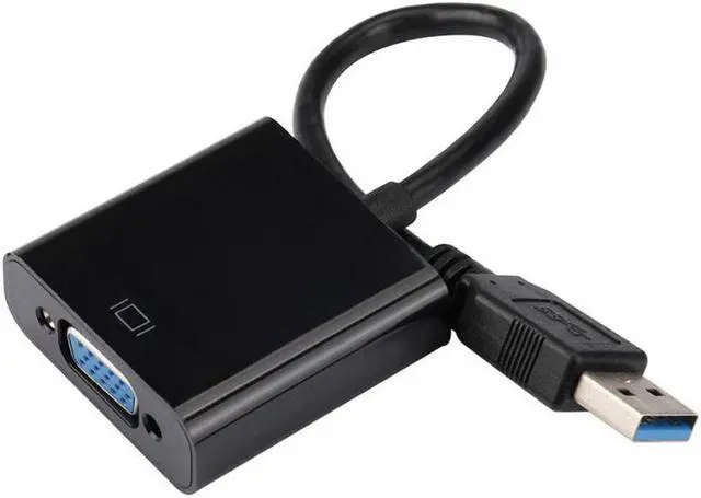Alt view image 4 of 5 - 1pc USB 3.0 to VGA Graphic Converter Card Display Cable Adapter 1080P Black
