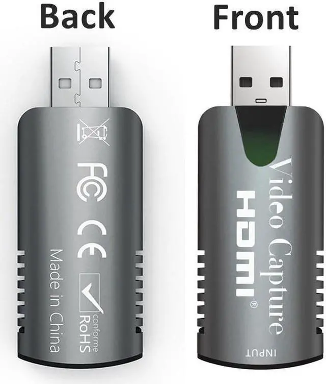 Alt view image 2 of 5 - 4K Video Capture Card HDMI To USB Capture Card For PS4 Game DVD Camcorder HD Camera Live Streaming 1080P 60fps Record