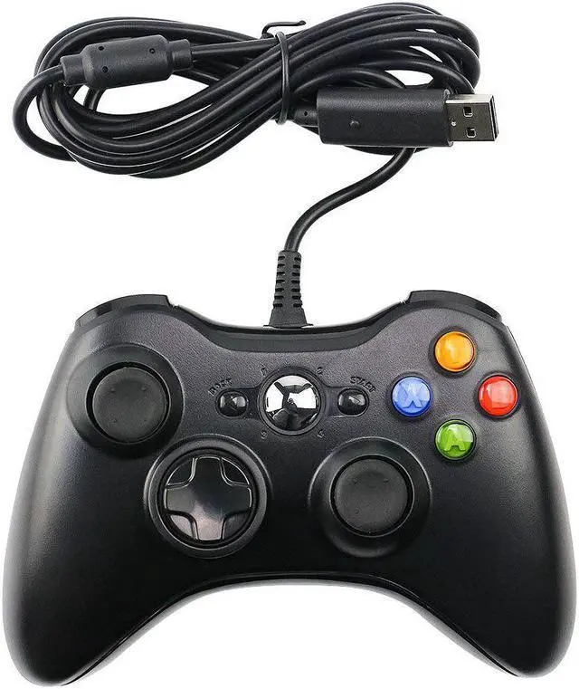 Alt view image 5 of 5 - Game Controller Wired Vibration Gamepad Joystick For PC Controller Windows 7 / 8 / 10 for Xbox 360 Joypad with Gamepad