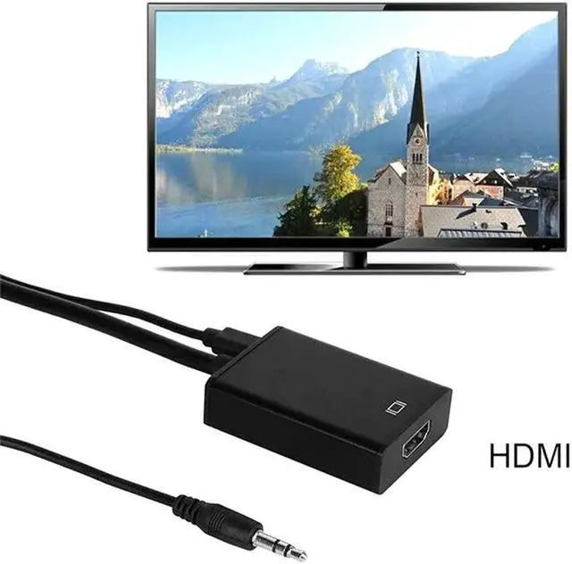 Alt view image 4 of 5 - 2020 New VGA To HDMI Converter 1080P Hd Adapter With Audio Cable Plug And Play Design Supports Up To 1080P Hd Resolution