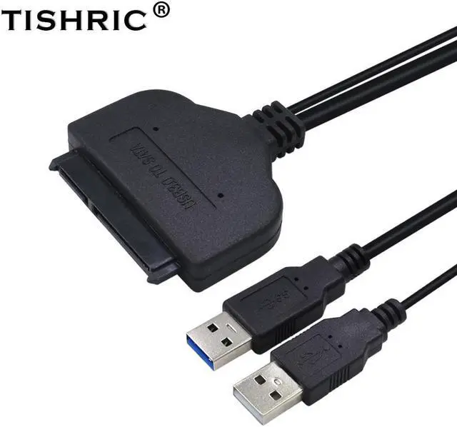 Alt view image 3 of 5 - 15+7 22pin Adapter SATA3.0 To USB 2.0/3.0 Sata Power Cable Hard Drive Converter Connector Cables For hard Disk Enclosure