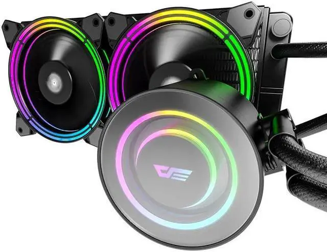 Main image of TR240 PC CPU Cooler Water Cooling Cooler 120mm Fan Rgb Fan 12V Mirror Pump Aura Sync Water Cooler CPU LGA 115X/2011/AM4