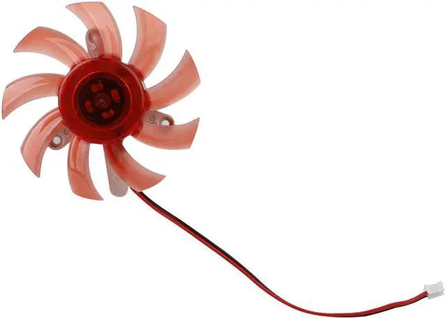 Main image of 75mm 2 Pin Computer Cooler Connector 12vdc Plastic Vga Video Card Cooling Fan Cooler For Protection Graphic Card