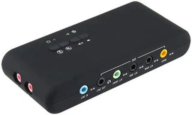 Alt view image 4 of 7 - 5.1 Accessories 4 Channel Midi Components 3D Surround External Sound Card Audio Computer PCI Remix For Windows XP7 32bit