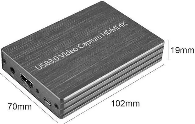 Alt view image 2 of 5 - 4K USB 3.0 Video Game Capture Card for Live Stream Broadcast Box Game Capture Box