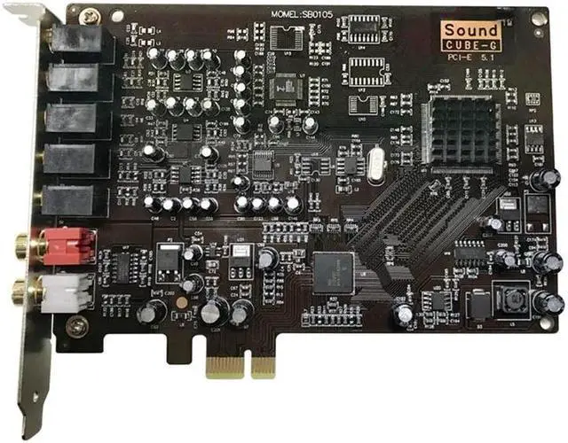 Alt view image 2 of 5 - Computer Built-in Sound Card 5.1 Channel Small Card SB0105 DSP Computer Singing Broadcast Home Sound Card