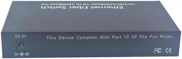 Alt view image 4 of 5 - Ethernet switch Fiber Optical Media Converter 4 sfp  2 RJ45 10/100/1000M UTP fiber Port fiber switch