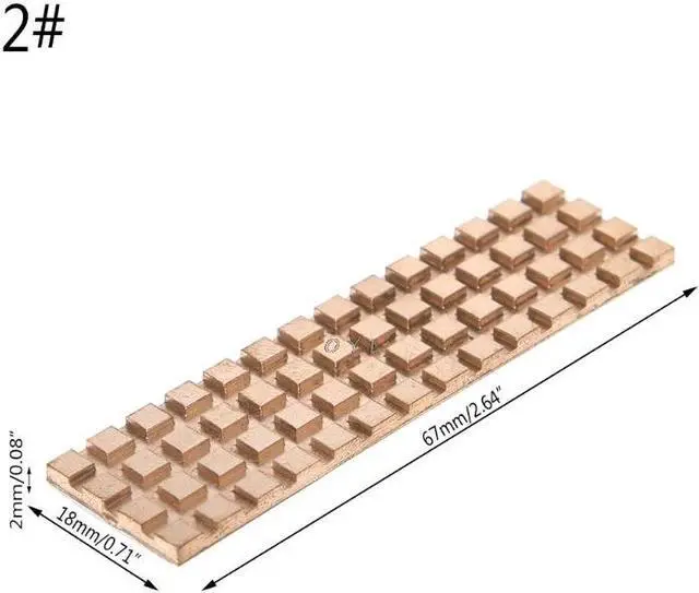 Alt view image 5 of 5 - Heatsink Thermal Conductive Adhesive For M.2 Next Generation Form Factor 2280 PCI-E NVME SSD