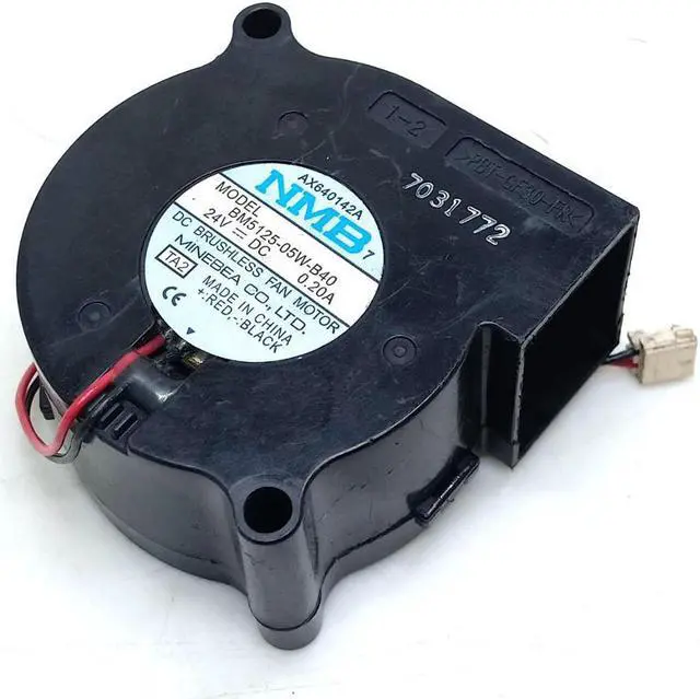 Alt view image 4 of 4 - 50mm blower For NMB BM5125-05W-B40 5CM 5025 24V 0.20A 51*51*25mm turbo fan blower cooling fan
