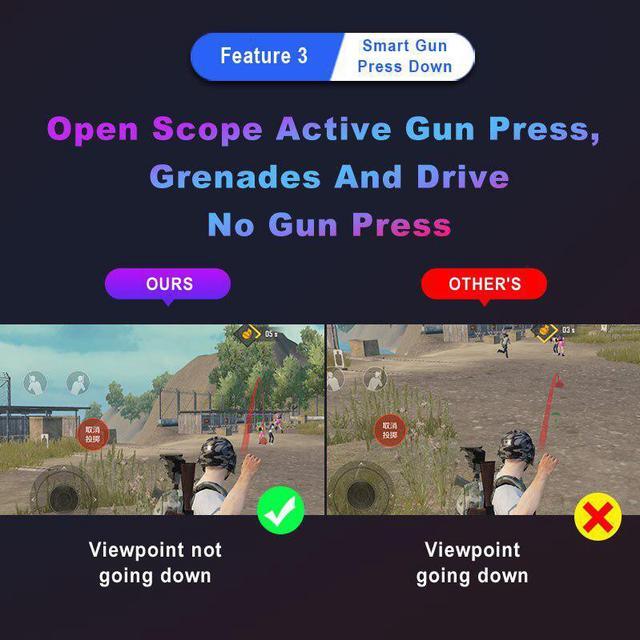Alt view image 2 of 5 - Mobile Gamepad Controller USB Gaming Keyboard Mouse Converter For IOS 13.4 Below System Android to PC Bluetooth 4.2 Adapter