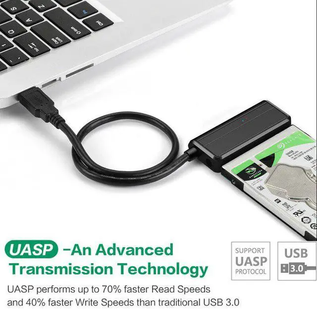 Alt view image 2 of 5 - Hard disk Cables Easy Drive Cable  to SATA Adapter Cable 2.5/3.5 Inch Hard Drive Data Cables