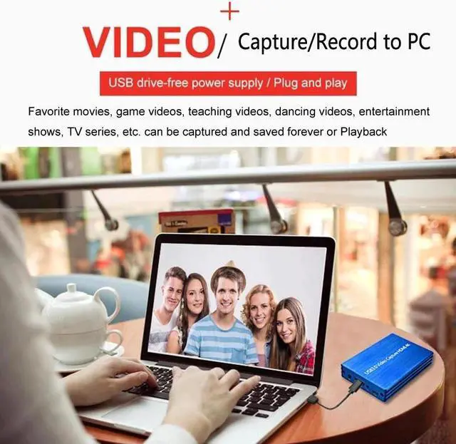 Alt view image 3 of 5 - 1080P 60fps MI Audio Video Capture Card MI To USB 3.0 Game Live Streaming Broadcast Recording Plate Mic Input 4K Loop Out