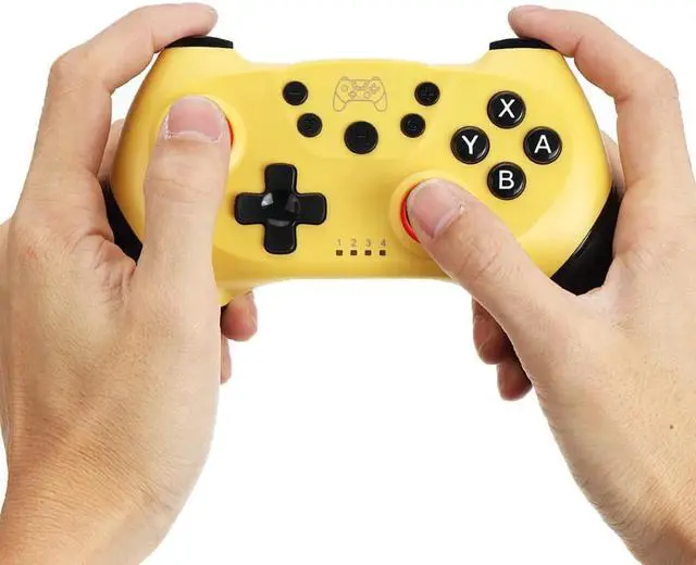 Alt view image 5 of 5 - Pro NS-Switch Pro NS Pro Gamepad Wireless Bluetooth Gamepad Game Joysticks Controller with 6-Axis Handle