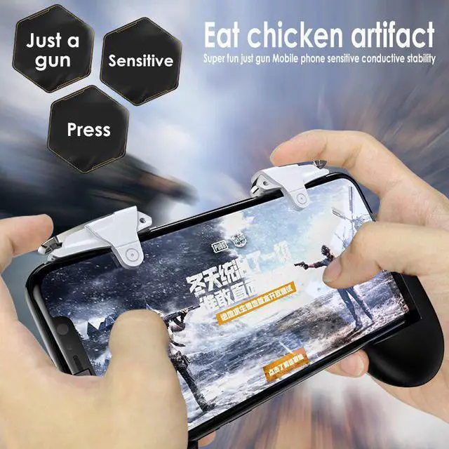 Alt view image 4 of 5 - Gaming Trigger PUBG Triggers Mobile Controller Gamepad For Android IOS I Mobile Trigger Control Game Triggers Gamepad