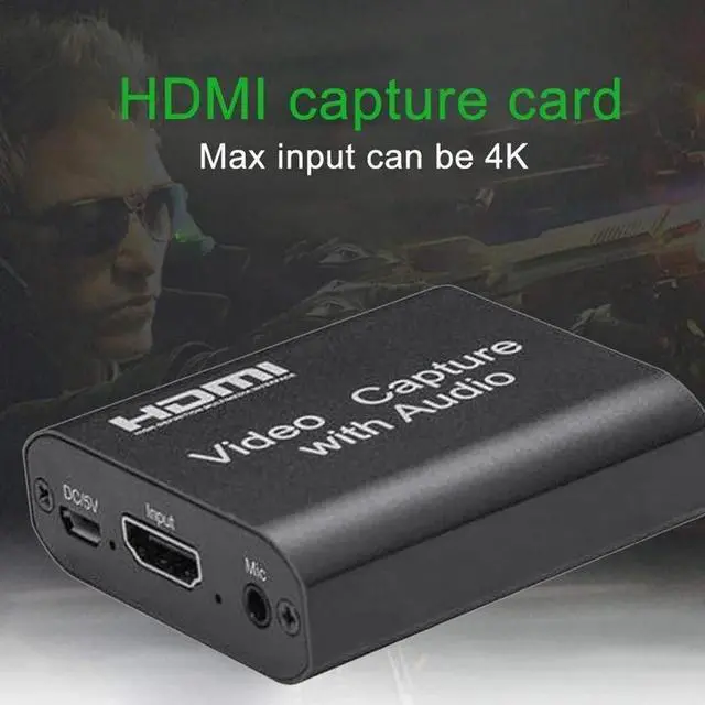 Alt view image 3 of 5 - 2pcs Usb 2.0 Video Capture Card with o Support Input Recorder Box for Game Record Live - 4K & 1080P