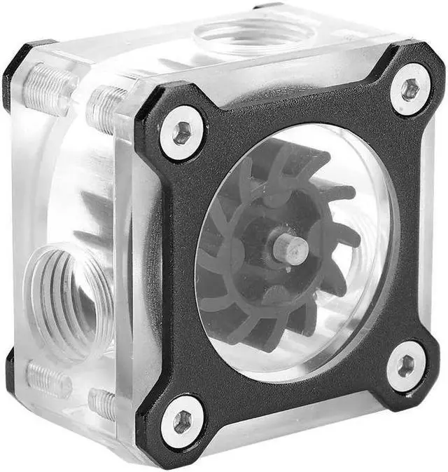 Alt view image 5 of 5 - Cooling Flow Indicator Meter Transparent  Cooler Flowmeter G1/4 Thread for Computer  Cooling System