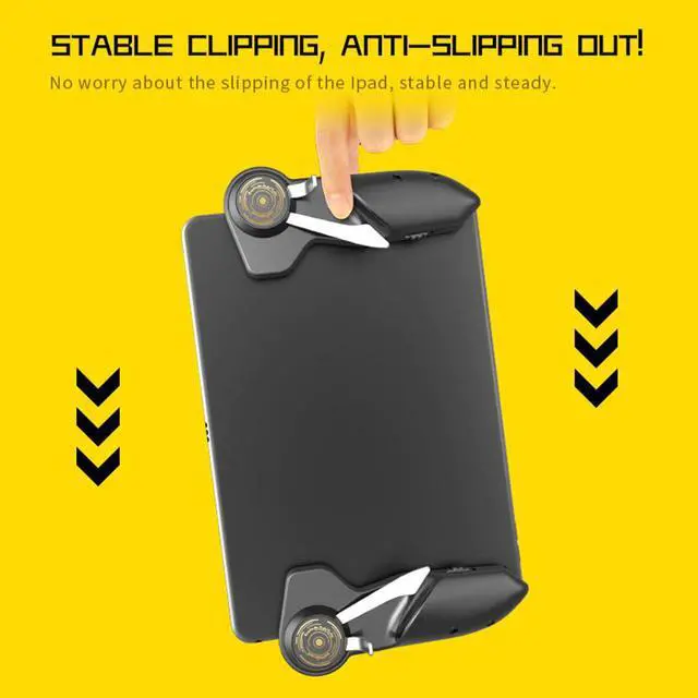 Alt view image 4 of 5 - AKpad6K 2pcs 6 Fingers Tablet Shooting Gaming Button Triggers Gamepad for Ipad Controller PUBG Game Controller Joystick