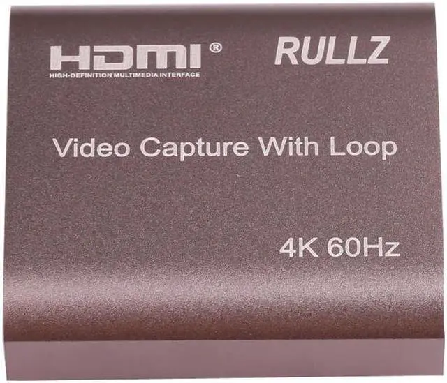 Alt view image 2 of 5 - 4K 60Hz USB 3.0 2.0 HDMI Video Capture Card TV Loop Output U3 1080P 60fps Game Recording Plate Live Streaming Box for PS4 Camera