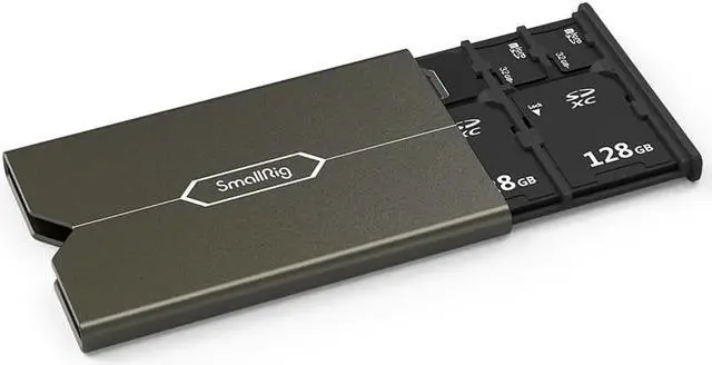 Alt view image 4 of 5 - Memory Card /SD Card / Micro SD Card /SIM Card Case With SIM Card Tray Pin For Video Shooting Support Card Holder-2832