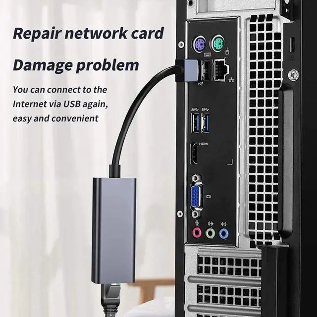 Alt view image 2 of 5 - 3.0 to 10/100/1000 Gigabit Ethernet Internet Adapter for Nintendo Switch, Chromebook,Windows 10, 8.1,Mac OS,Chipset