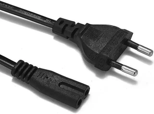 Alt view image 2 of 5 - Japan AC Power Cable 1.4m Euro EU IEC C7 Figure 8 Power Supply Cord For Battery Charger  PSP 4 3 Portable Radio Laptop