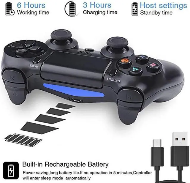 Alt view image 4 of 5 - Wired Controller for PS4 Gamepad Play Station 4 Game Pads Console Joystick  PS4 Controller Games Accessories