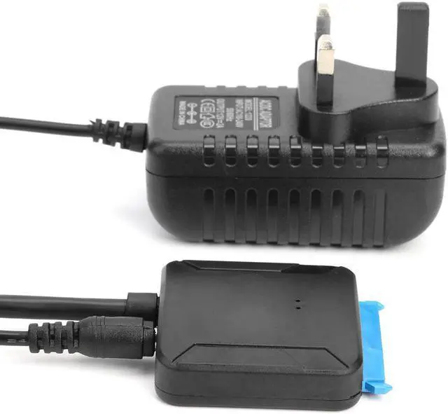 Alt view image 2 of 5 - USB 3.0 To SATA Convert Cable Fast Transmission Support 2.5/3.5 inch External SSD HDD Hard Drive Adapter (EU/US/UK Plug