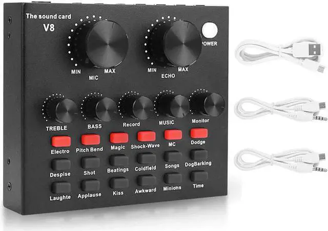 Main image of Card Audio External USB Headset Microphone Live Broadcast For BM 800 Mobile Phone Computer PC