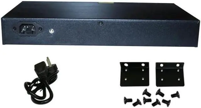 Alt view image 5 of 5 - 16Port POE Network Switch Gigabit 48V POE Switch RJ45 Hub LAN Splitters 10/100/1000Mbps Switcher ,Plug and Play ,Easy Setup