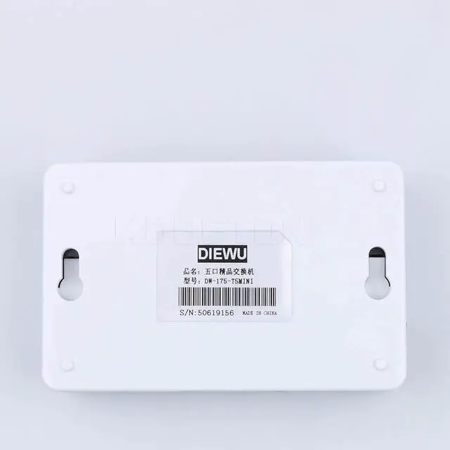 Alt view image 4 of 5 - Performance 5 Ports Network Switch 10/100Mbps Fast Switch LAN Ethernet Network Switch Adapter with EU/US Power Supply