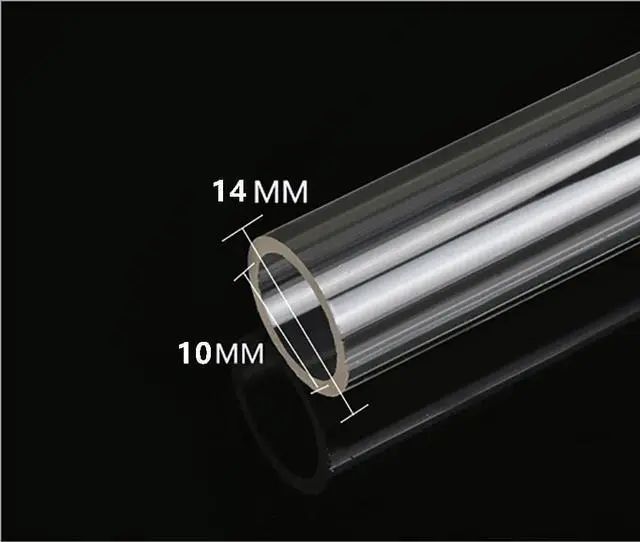 Alt view image 4 of 5 - water cooling kit PMMA/PETG Hard Tube (OD12mm/OD14mm/OD16mm )+2mm Thickness+50cm Length Transparent Rigid Pipe 2pcs/Lots