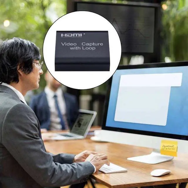 Alt view image 5 of 5 - Video Capture Card Screen Recorder USB2.0 1080P High Definition Game Capture Streamer Device with Loop