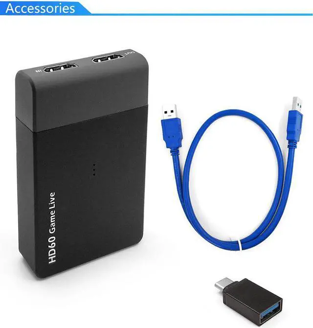 Alt view image 5 of 5 - 261M USB3.0 Video Capture 1080P  To USB 3.0 Game Video Capture Card Live Streaming Broadcast  With Microphone