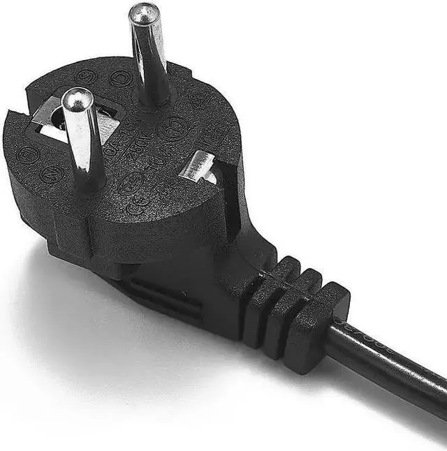 Alt view image 5 of 5 - EU Plug Power Cable 1.2m 100W Euro Schuko on Angled IEC C13 Power Supply Cord For AC Adapters
