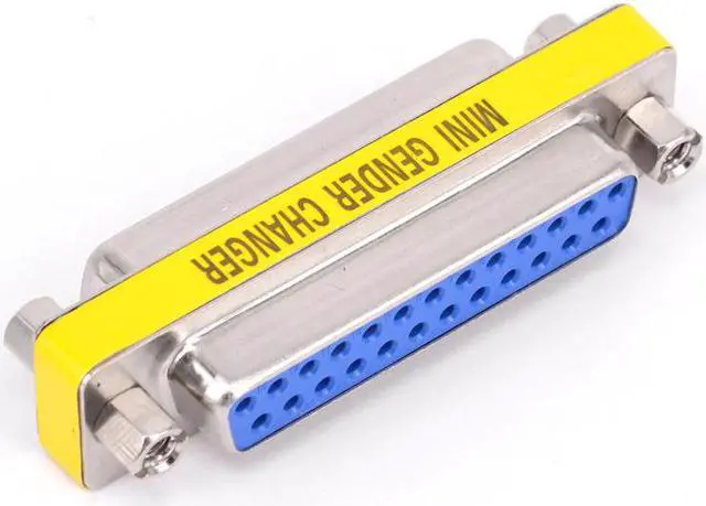 Alt view image 2 of 5 - Female to Female connector adapter Printer Parallel LPT Port F/F