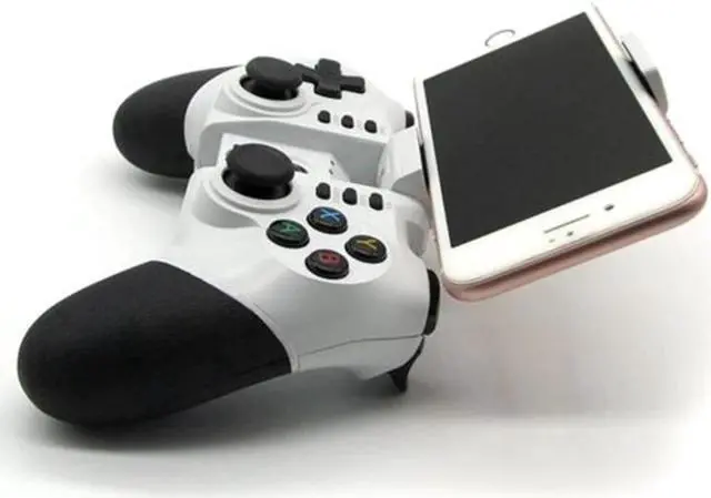Alt view image 3 of 5 - KEN Analog function L2 /R2 Bluetooth Wireless Game Controller Gamepad Joystick for Android iPhone  with 2.4G Receiver