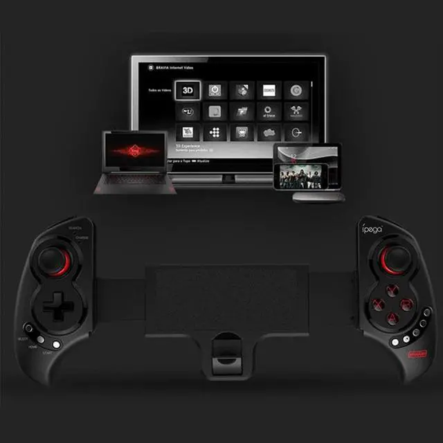 Alt view image 3 of 5 - 9023S Pg-9023S Wireless Bluetooth Gamepad Telescopic Gaming Controller Game Pad Joystick for Android Phone Tablet Window