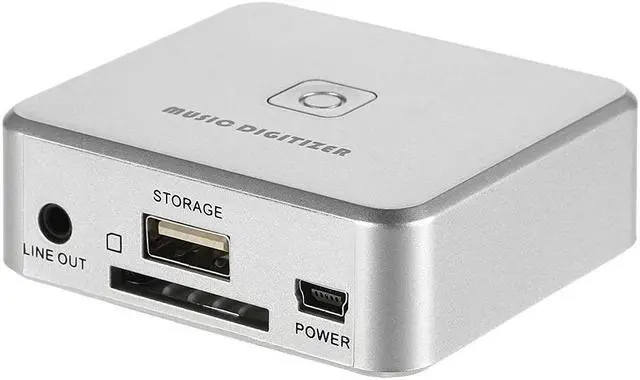 Alt view image 2 of 5 - Audio Capture Recorder Music Digitizer 3.5mm RCA IN Ports Save into SD Card USB Disk MP3 File with Remote Controller