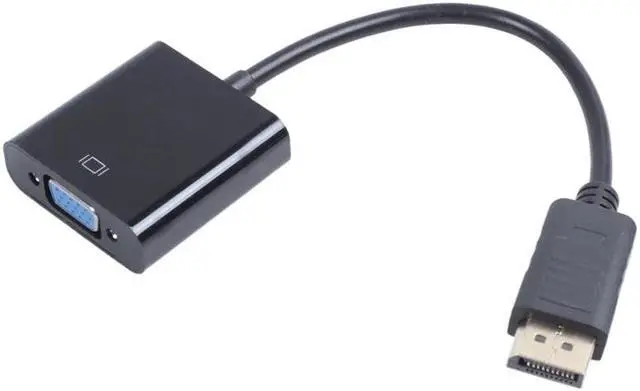Main image of 1080p DP DisplayPort Male to VGA Female Converter Adapter Cable Stock
