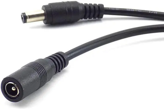 Alt view image 2 of 5 - 12V DC Extension Cable 5.5*2.1mm Male Female Power Cord Adapter Extender Wire 1m 2m 3m 5m 10m CCTV Camera Led Lights Accessories