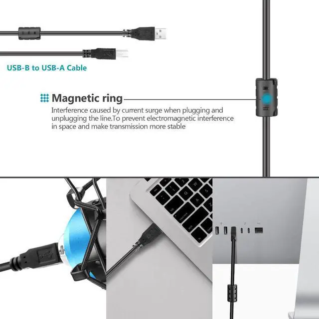 Alt view image 5 of 5 - USB Microphone Plug & Play Computer Cardioid Mic Podcast Condenser Microphone And Sound Chipset for Livestreaming/YouTube
