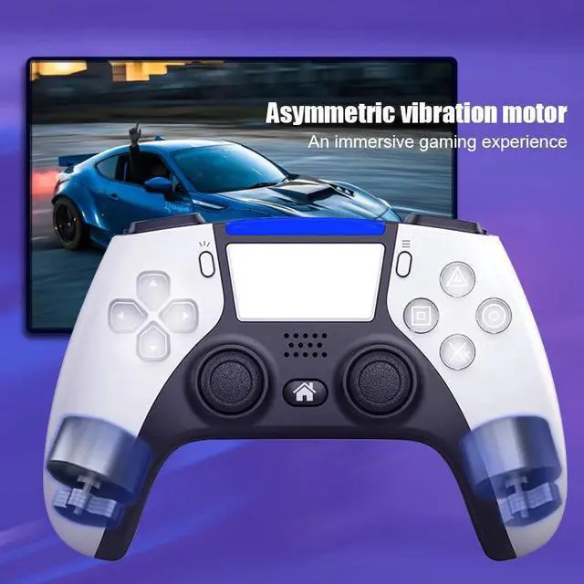 Alt view image 3 of 5 - Bluetooth Wireless Game Controller For PS4 Console For PS5 style Double Vibration Game Gamepad For PC /Android Phone