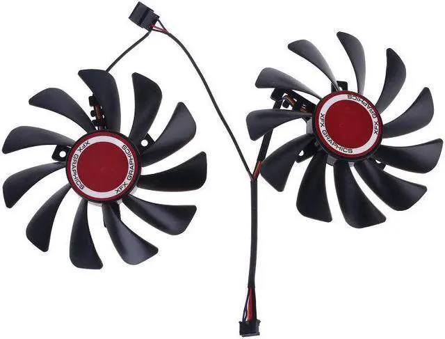 Main image of 2pcs 95mm FDC10U12S9-C CF1010U12S Cooler Fan for XFX Radeon RX580 RX590 Graphics Card Cooling Fan
