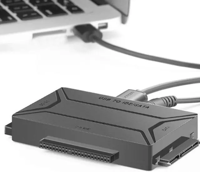 Alt view image 4 of 5 - Drive Adapter USB 3.0 To SATA IDE Converter USB 3.0 Adapter For 2.5-3.5 Inch SATA HDD / SSD IDE HDD Drive  Drive