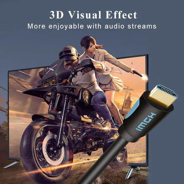 Alt view image 3 of 5 - Cable 2.0 to 3m 5m 8m 10m 15m Support ARC 3D HDR 4K 60Hz Ultra HD for Splitter Switch PS4 TV Box Projector