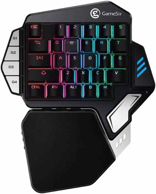 Main image of Z1 Single Hand RGB Blacklight Mechanical Bluetooth Gaming Keyboard Cherry Mx Switches Red Blue Switch for Android PC
