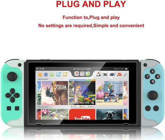 Alt view image 3 of 5 - Bluetooth Game Controller Left & Right Gamepad Handgrip Joystick for Ninten Switch NS Console with NFC Screenshot Turbo