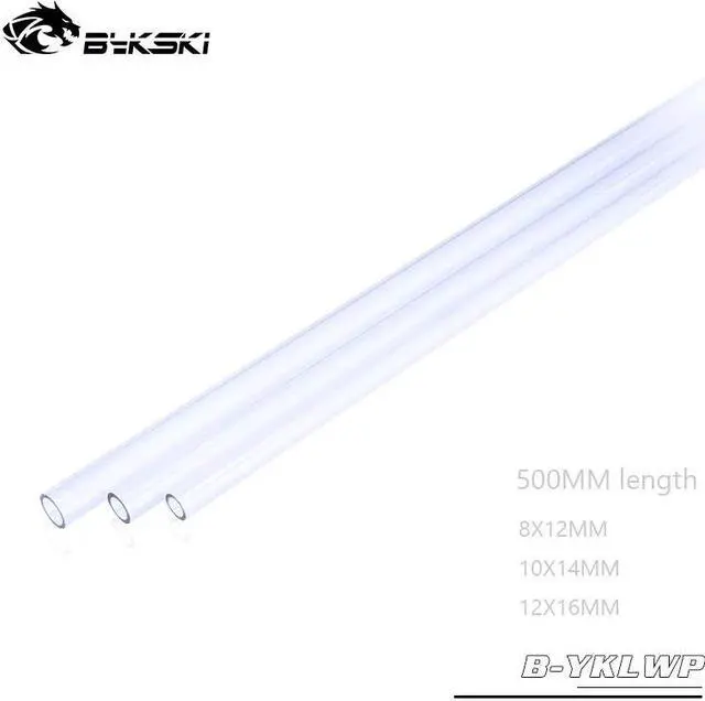 Main image of 2pcs  Acrylic Hard Tube DIY Split Water Cooling Transparent Rigid Tube OD 12/14/16MM,Wholesale Drop Ship,B-YKLWP 12/14/16